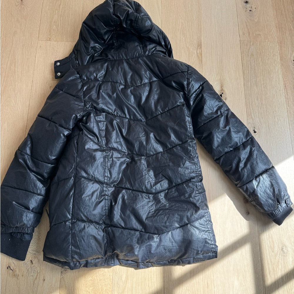 Black Girl's Puffer Jacket - Picture 2 of 4